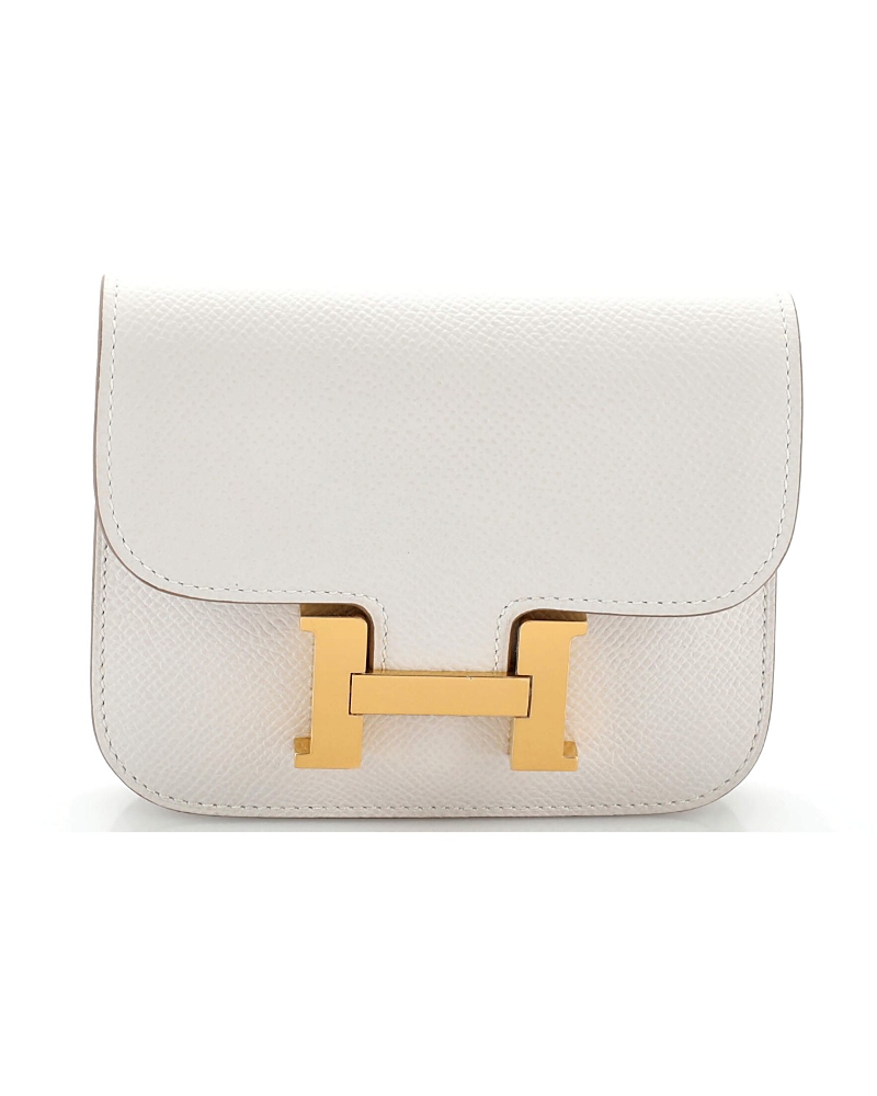 Pre-Owned Hermes Constance Slim Wallet Epsom