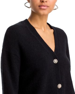 Marti Rhinestone Button Cardigan