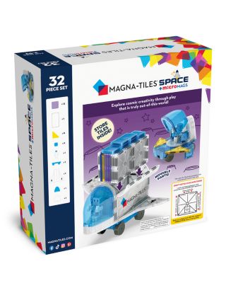 Space 32-Piece Magnetic Construction Set