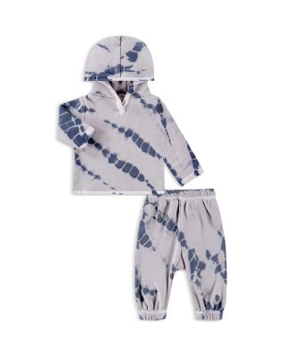 PAIGELAUREN - Unisex Fleece Tie Dyed Hoodie & Pants Set - Baby