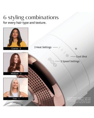 AireBrush One-Step Smoothing &amp; Volumizing Hair Dryer Brush in Satin Blush/Rose Gold