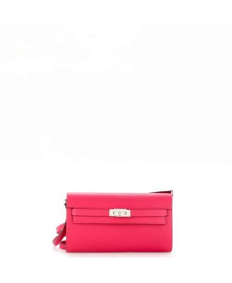 Pre-Owned Hermes Kelly To Go Wallet Chevre Mysore