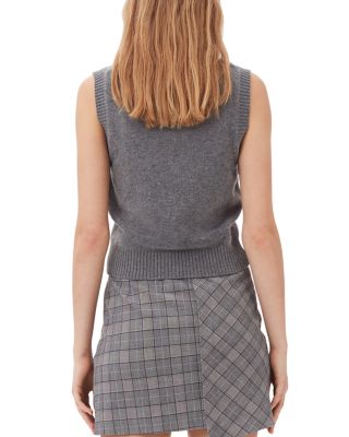 Grey Graphic Vest
