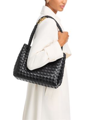 Andiamo Medium Woven Shoulder Bag 