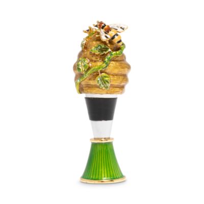 Mead Beehive Wine Stopper and Stand