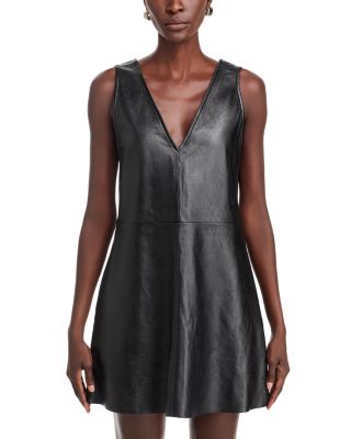 leather bodycon midi dress Xiomara Bodycon Faux Leather Midi Dress – VICI main image 1