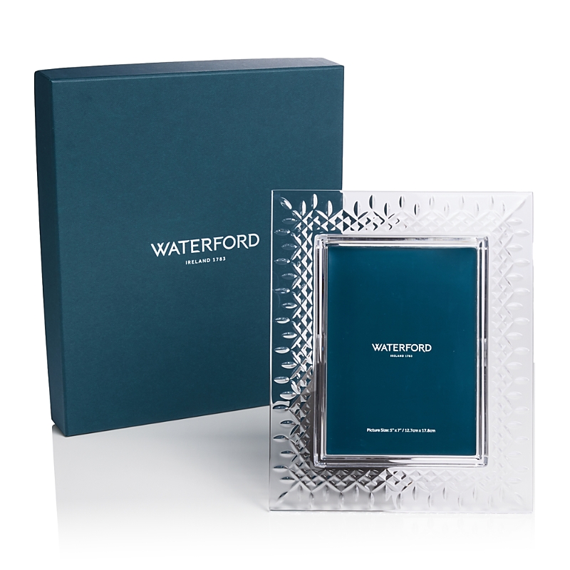 Waterford Lismore Photo Frame, 5 X 7 In Blue