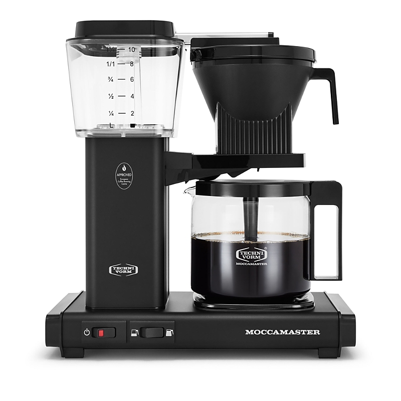 Technivorm Moccamaster Kbgv Select Coffee Maker Polished Silver In Black