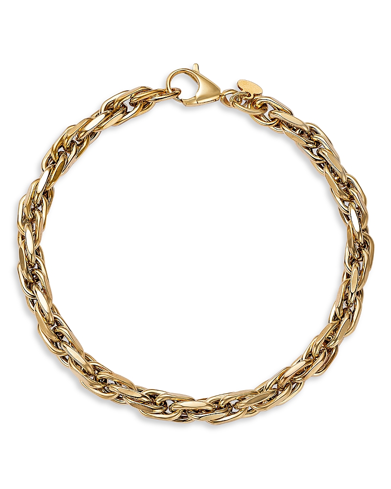 Alberto Amati 14K Yellow Gold Intertwined Link Chain Bracelet