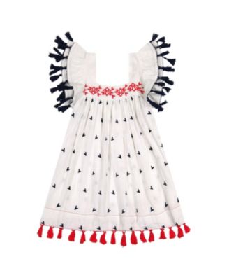 Mer St. Barth - Girls' Sophie Tassel Dress - Little Kid, Big Kid