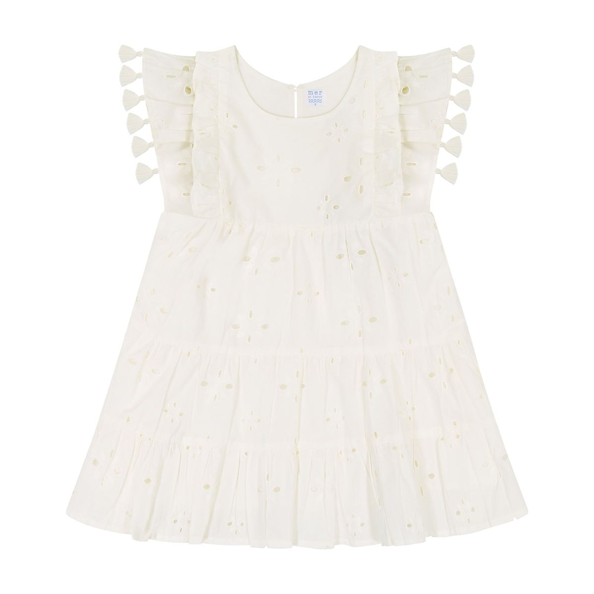 Mer St. Barth Girls' Sophie Tassel Dress - Little Kid, Big Kid