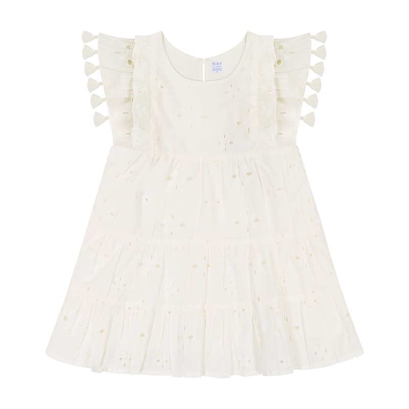 Mer St. Barth Girls' Sophie Tassel Dress - Little Kid, Big Kid