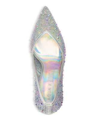 Women's Rhinestone Pumps - Exclusive