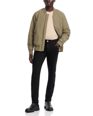 Bryant Skinny Jeans in Black Cross