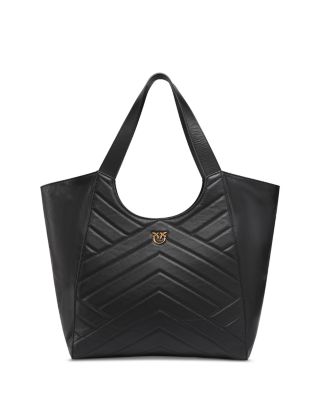 PINKO - Puzzle Pelle Di Vitel Tote Bag