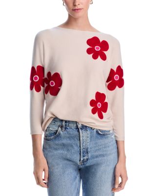 Sioni - Embellished Dolman Sleeve Sweater