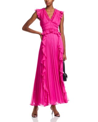 AQUA - Flutter Maxi Dress - Exclusive