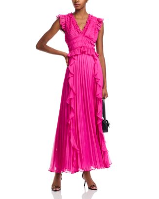 chinese dress ladies Faye Ruffle Maxi Dress | Pretty Lavish main image 0