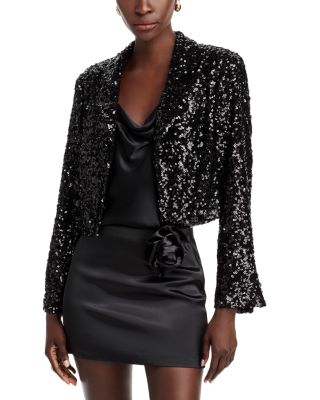 AQUA - Sequin Cropped Blazer - Exclusive