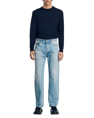 Stonewashed Jeans in Light Blue