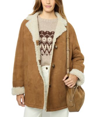 Gerard Darel Leontine Sheepskin Jacket
