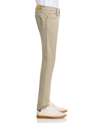 Cotton Stretch Twill Slim Fit 5 Pocket Pants