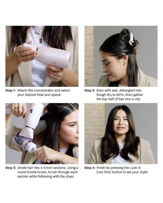 Afar Ionic Hair Dryer in Satin Blush/Rose Gold