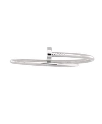 Pre-Owned Cartier Classic Juste un Clou Bracelet 18K White Gold