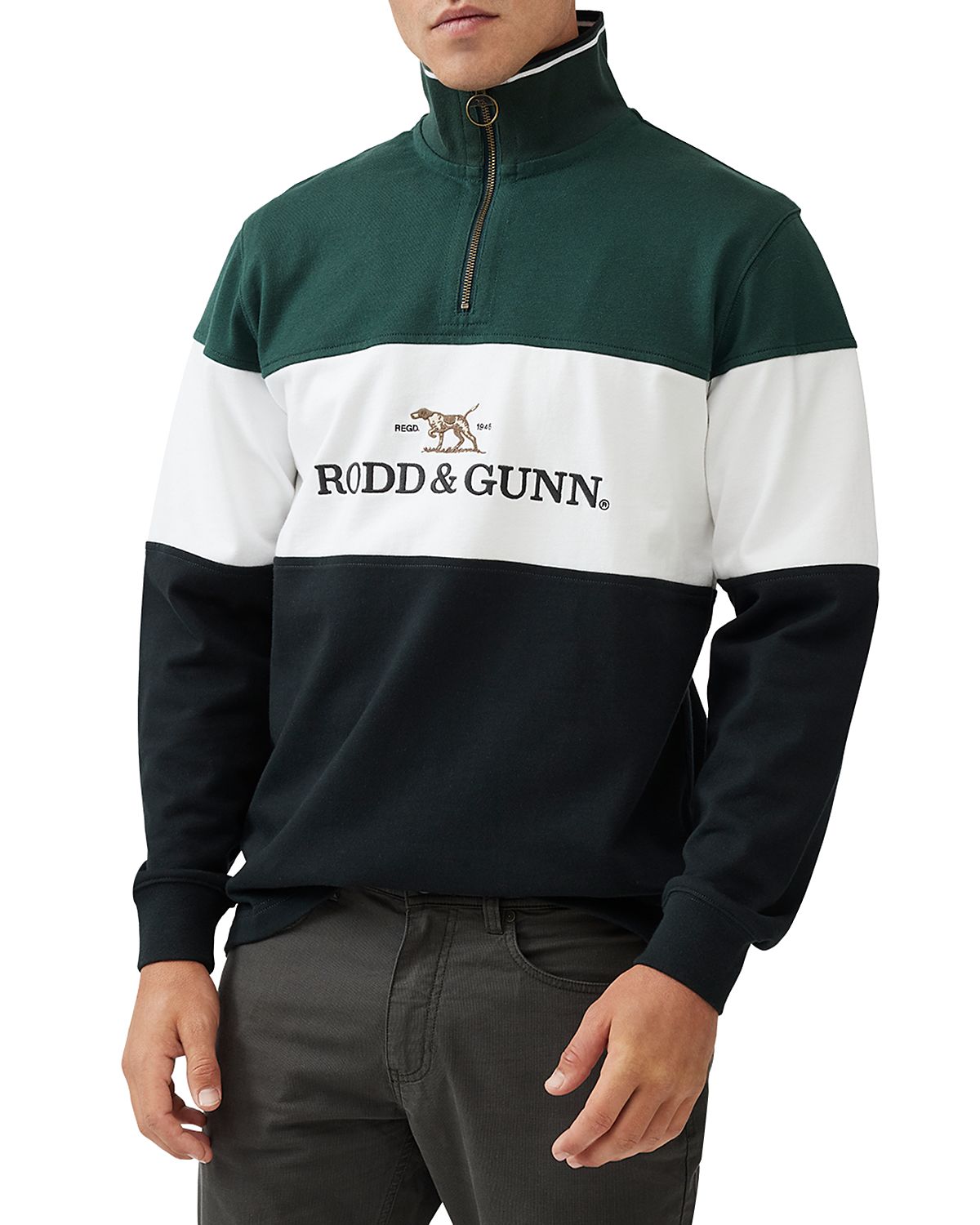 Rodd and Gunn Forester Peak Quarter Zip Sweatshirt