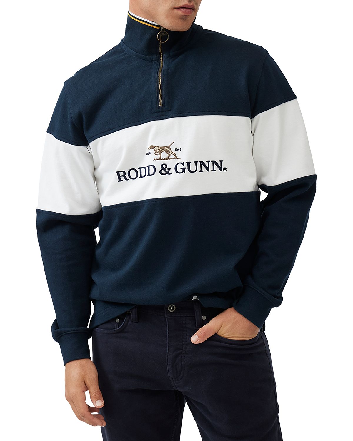 Rodd and Gunn Forester Peak Quarter Zip Sweatshirt