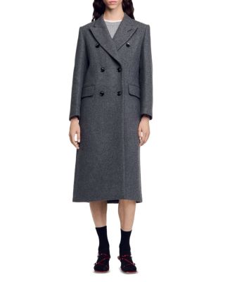 Sandro - Bernie Double Breasted Long Coat