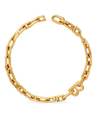 B Chain Thin Necklace