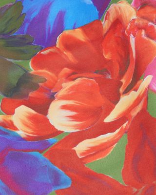 Joralee Printed Wrap Midi Skirt