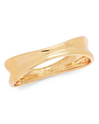 AQUA - Wide Cuff Bracelet in 14K Gold Plated - Exclusive