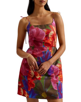 【TED BAKER】☆テッド ジギー ミニ ドレス☆ Ted Baker Hayliy Ribbed-Jersey Mini Dress, Blue, 12 | eBay