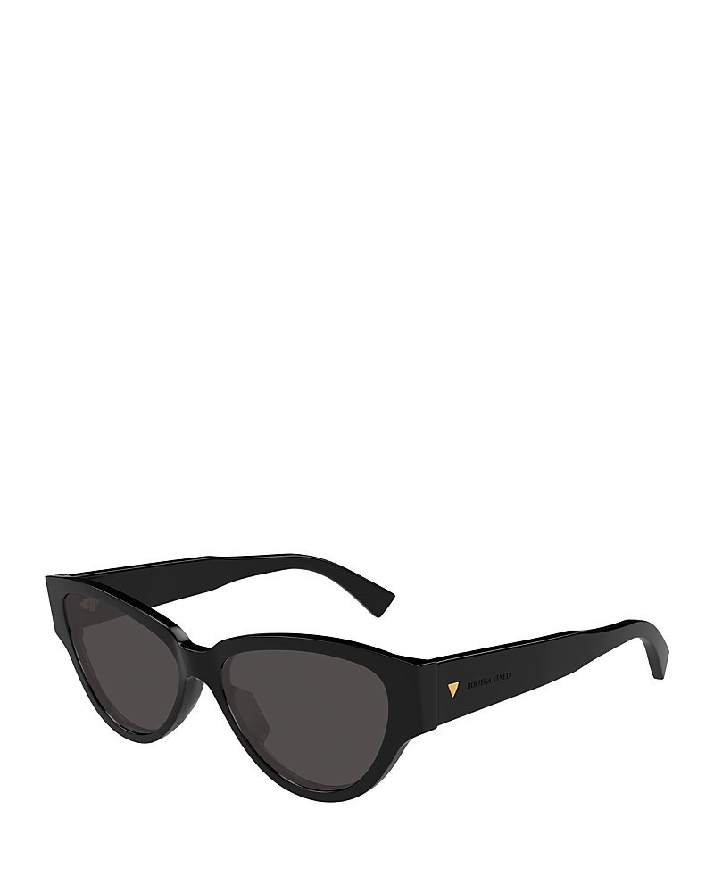 Bottega Veneta Triangle Stud Cat Eye Sunglasses, 56mm