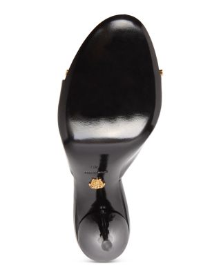 Women's Opera Bow 85mm Patent Mules 