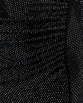 Black Rhinestone Mesh Cut Out Gown