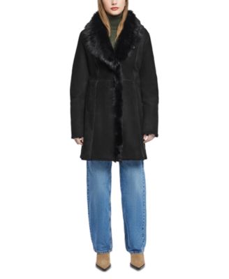 Sancy Toscana Trimmed Shearling Coat