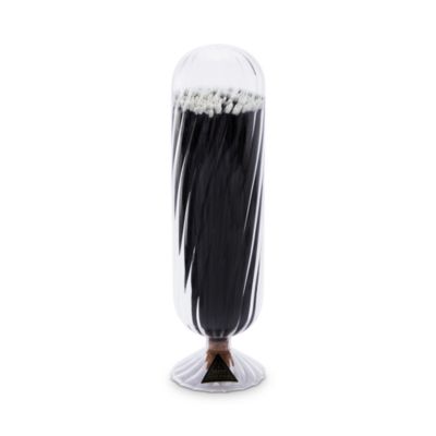 Skeem Design - Fireplace Helix Match Cloche, Tuxedo, White-tipped Matches with Black Stems