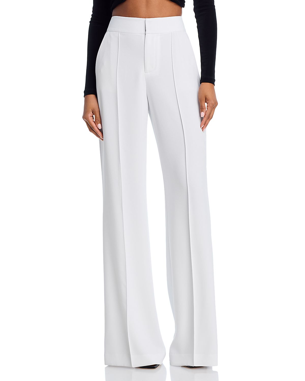 Alice and Olivia Dylan High Waist Wide Leg Pants