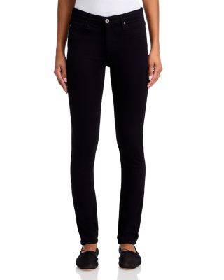 Prima Mid Rise Cigarette Jeans in Black