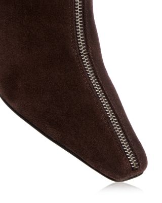Women's Ryder Suede Zip Ankle Boots