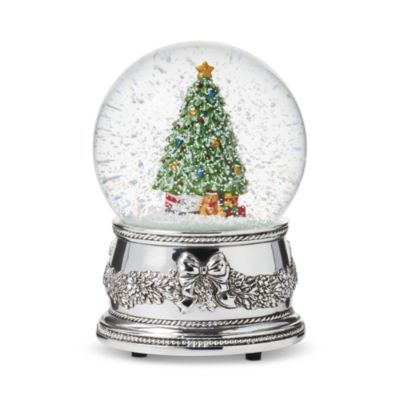 Christmas Tree Musical Snow Globe