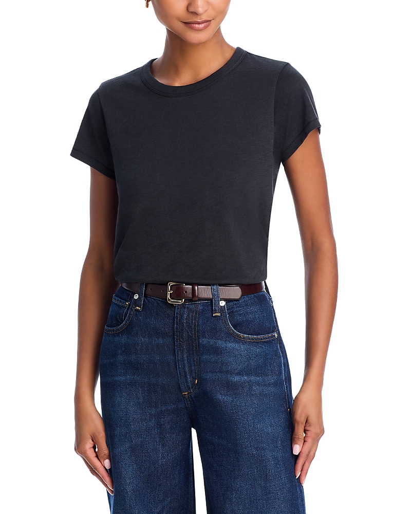 Rag & Bone Rag And Bone Black The Tee T-shirt In Black