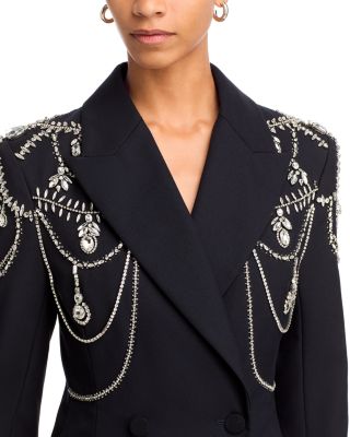 Getty Rhinestone Embellished Blazer