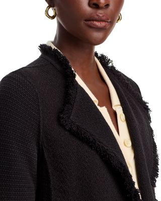 Fringe Mix Knit Jacket