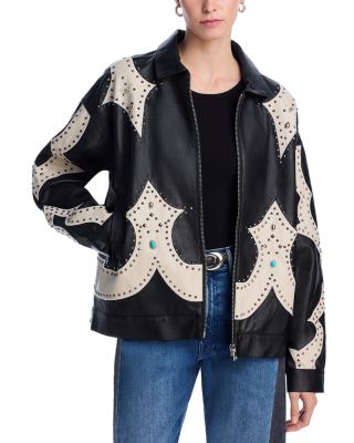 MOTHER - The Zip It Faux Croc Jacket