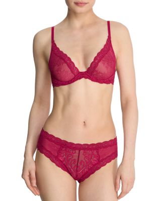 Feathers Contour Plunge Bra & Hipster