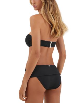 Solid Sama Bandeau Bikini Top & Solid Sam Full Bikini Bottom